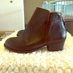 Black leather boots!